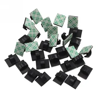 30Pcs White Car Wire Tie Clip Fixer Organizer Black and white color Clamp Cord Cable Line Holder Self Adhesive
30Pcs White Car Wire Tie Clip Fixer Organizer Black and white color Clamp Cord Cable Line Holder Self Adhesive