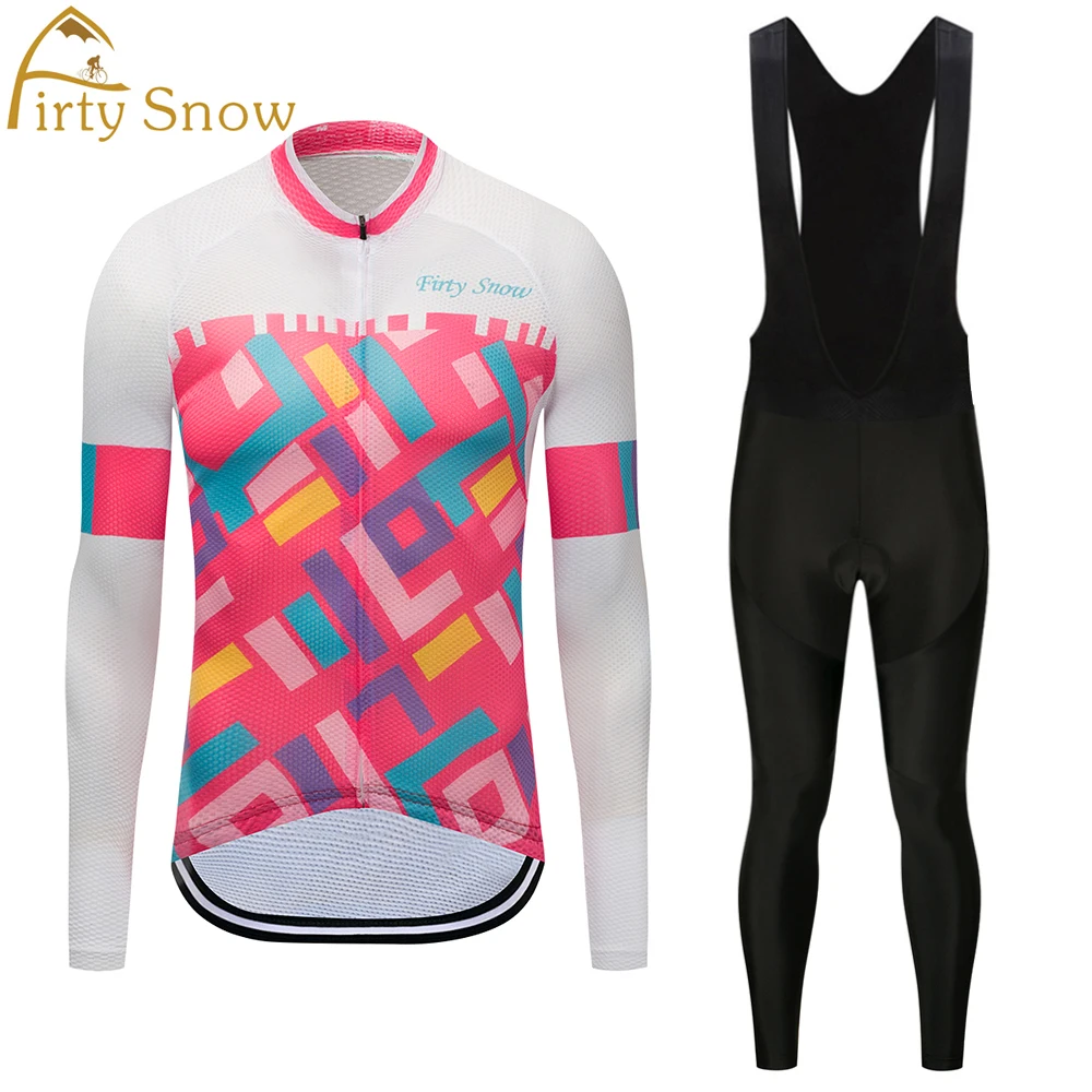Women's Cycling Clothing Women Long Sleeve Set Breathable Cycling Sets Bicycle Jersey and Black Bib Pants MTB Clothes Cycle Wear
Women's Cycling Clothing Women Long Sleeve Set Breathable Cycling Sets Bicycle Jersey and Black Bib Pants MTB Clothes Cycle Wear