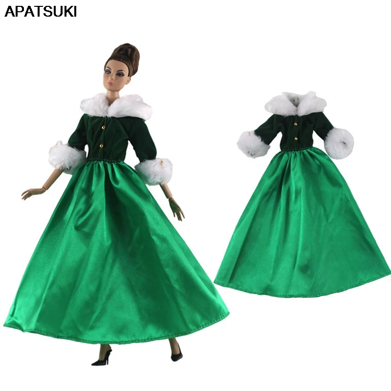 Green Fashion Doll Clothes For Barbie Doll Princess 1/6 Doll Accessories Party Dress For Barbie Doll Clothes Outfits Kids Toy
Green Fashion Doll Clothes For Barbie Doll Princess 1/6 Doll Accessories Party Dress For Barbie Doll Clothes Outfits Kids Toy