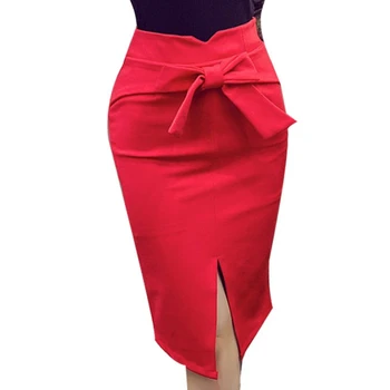 2016 Summer New Casual Fashion Elegant Sexy Slim Bodycon Bow Split OL Lady Women Knee Length Pencil Midi Skirt Plus Size S-5XL
2016 Summer New Casual Fashion Elegant Sexy Slim Bodycon Bow Split OL Lady Women Knee Length Pencil Midi Skirt Plus Size S-5XL