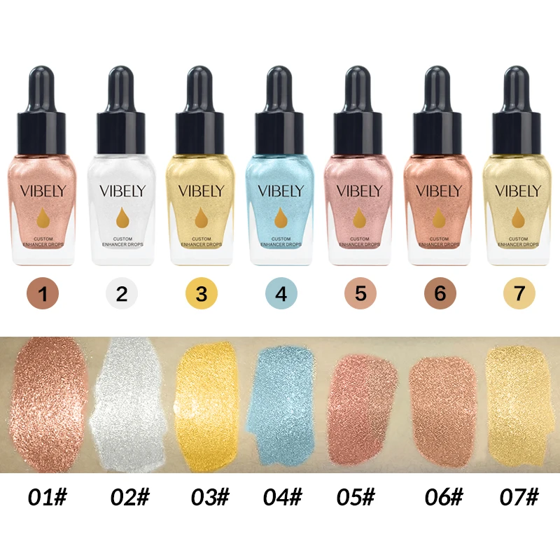 VIBELY Liquid Highlighter Make Up Highlighter Cream Concealer Shimmer Face Glow Ultra-concentrated illuminating bronzing drops
VIBELY Liquid Highlighter Make Up Highlighter Cream Concealer Shimmer Face Glow Ultra-concentrated illuminating bronzing drops