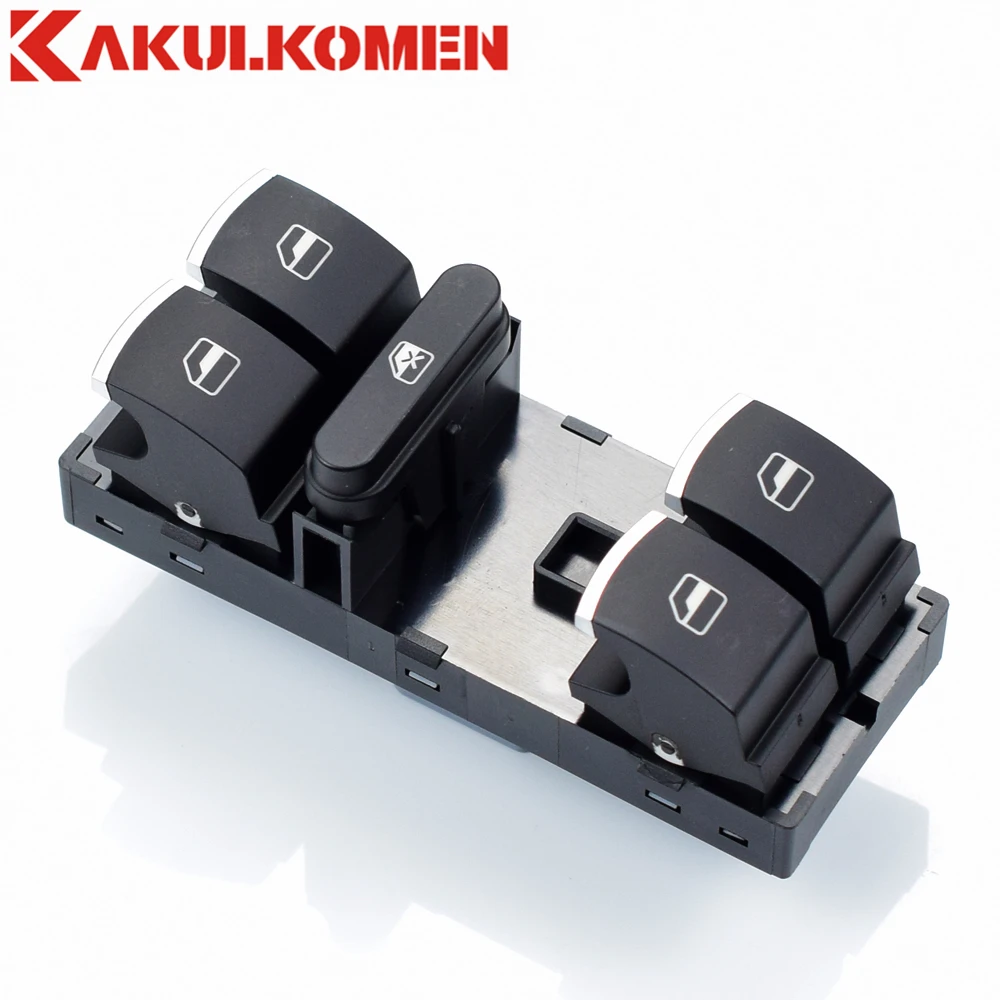5ND959857 5K4959857 Chrome Power Window Master Lifter Control Switch Button For VW Golf MK5 MK6 Passat B6 B7 Jetta III CC Tiguan
5ND959857 5K4959857 Chrome Power Window Master Lifter Control Switch Button For VW Golf MK5 MK6 Passat B6 B7 Jetta III CC Tiguan