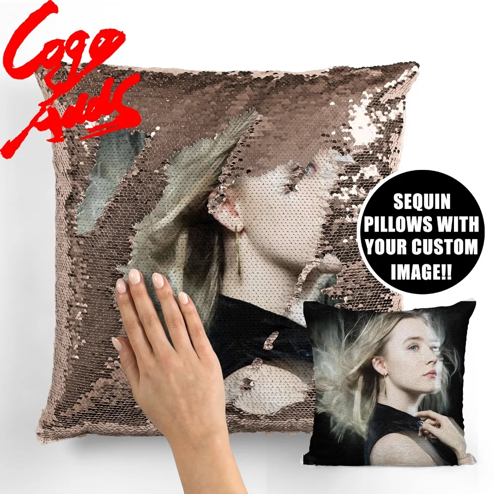 Saoirse Ronan wedding birthday party photo sequin cushion cover custom image reversible sequin mermaid pillowcase
Saoirse Ronan wedding birthday party photo sequin cushion cover custom image reversible sequin mermaid pillowcase