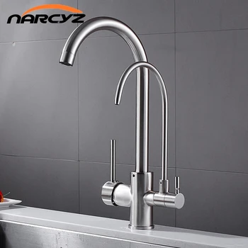 Filter Kitchen Faucets Nickel Deck Mounted Mixer Tap 360 Rotation with Water Purification Features Mixer Tap Crane XT-194
Filter Kitchen Faucets Nickel Deck Mounted Mixer Tap 360 Rotation with Water Purification Features Mixer Tap Crane XT-194