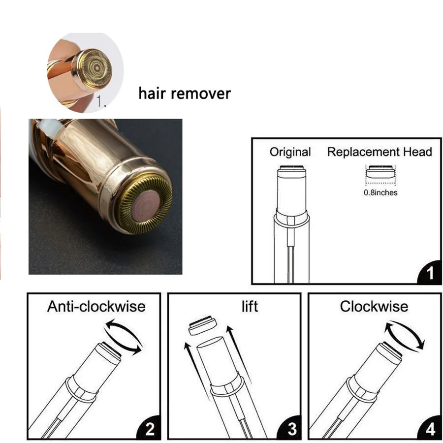 Mini Electric Body Facial Hair Remover Razor Depilator Defeatherer Fashion Bikini Body Face Neck Leg Hair Removal Tool Epilator
Mini Electric Body Facial Hair Remover Razor Depilator Defeatherer Fashion Bikini Body Face Neck Leg Hair Removal Tool Epilator