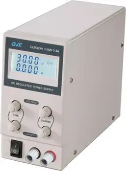 Fast arrival DC REGULATED POWER SUPPLY QJ3003H 30V 3A Single channel 0 ~ 20V, 0 ~ 2A resolution of 10mV, 1mA
Fast arrival DC REGULATED POWER SUPPLY QJ3003H 30V 3A Single channel 0 ~ 20V, 0 ~ 2A resolution of 10mV, 1mA