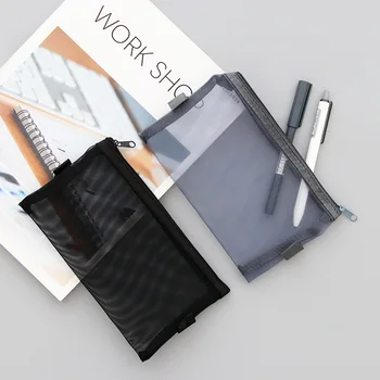 Creative transparent mesh pencil bag storage bag Student-specific portable large-capacity stationery pencil case school supplies
Creative transparent mesh pencil bag storage bag Student-specific portable large-capacity stationery pencil case school supplies
