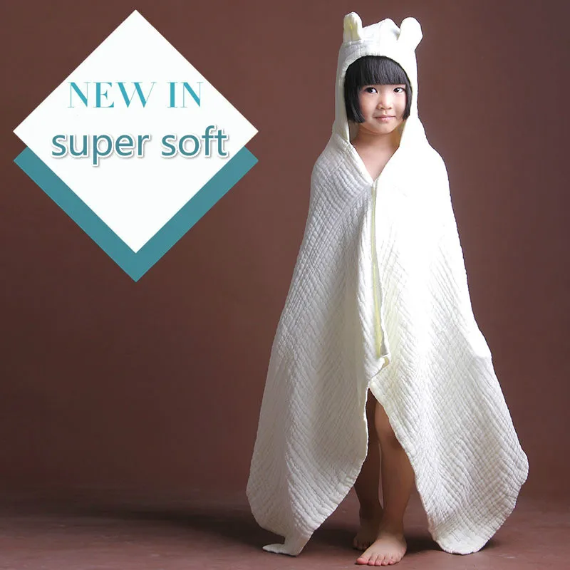 5Colors for select Boys Girls 6 layers pure Cotton Gauze Solid color Hooded Bath Towel Wrap Ultra Soft Strong Water Absorption
5Colors for select Boys Girls 6 layers pure Cotton Gauze Solid color Hooded Bath Towel Wrap Ultra Soft Strong Water Absorption