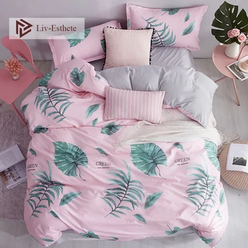Liv-Esthete Pastoral Banana Leaf Bedding Set Double Queen King Bed Linen Duvet Cover Flat Sheet Pillowcase For Adult Bedspread
Liv-Esthete Pastoral Banana Leaf Bedding Set Double Queen King Bed Linen Duvet Cover Flat Sheet Pillowcase For Adult Bedspread