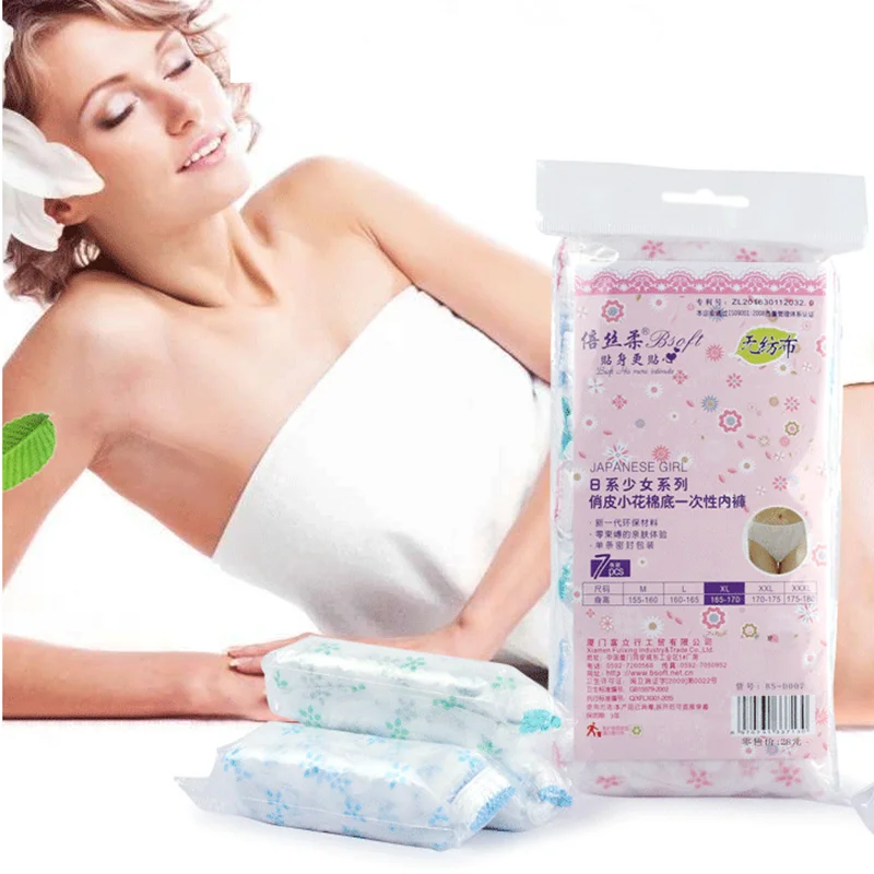 7Pcs Women Disposable Underpants White Non Woven Paper Briefs Women Travel Panties Unisex Underwear
7Pcs Women Disposable Underpants White Non Woven Paper Briefs Women Travel Panties Unisex Underwear