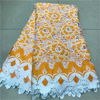 African Laces Fabrics Embroidered Nigerian Guipure French Cord Lace Fabric High-quality Orange African French Net Lace Fabric
African Laces Fabrics Embroidered Nigerian Guipure French Cord Lace Fabric High-quality Orange African French Net Lace Fabric
