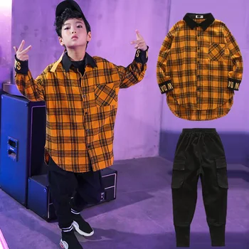 Girls Loose grid T shirt pants Jazz Modern Dancing Costumes Clothing Suits Kids Children's Hip Hop Dance wear Outfits Costumes
Girls Loose grid T shirt pants Jazz Modern Dancing Costumes Clothing Suits Kids Children's Hip Hop Dance wear Outfits Costumes