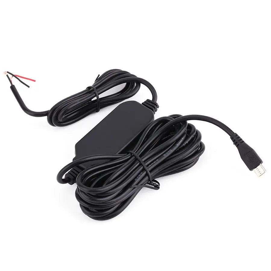 Black Color 3.5 M Mini/Micro USB Adapter For Car Dash Camera Phone Android Connector Cable 12V/24V to 5V Hard Wire Adapter Cable
Black Color 3.5 M Mini/Micro USB Adapter For Car Dash Camera Phone Android Connector Cable 12V/24V to 5V Hard Wire Adapter Cable