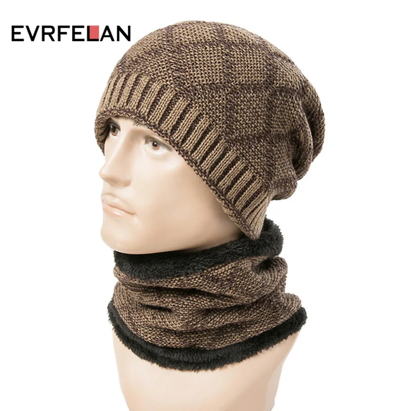 Evrfelan 2019 New Arrival Men's Winter Skullies Beanies Hat Thick Warm Beanie Male Solid Color Knitted Outdoor Hat Scarf Scarves
Evrfelan 2019 New Arrival Men's Winter Skullies Beanies Hat Thick Warm Beanie Male Solid Color Knitted Outdoor Hat Scarf Scarves