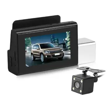 T3 Car DVR Camera 3 inch Screen FHD Dual Lens Dash Cam 1080p 320° rotatable 130° wide Angle USB High Definition
T3 Car DVR Camera 3 inch Screen FHD Dual Lens Dash Cam 1080p 320° rotatable 130° wide Angle USB High Definition