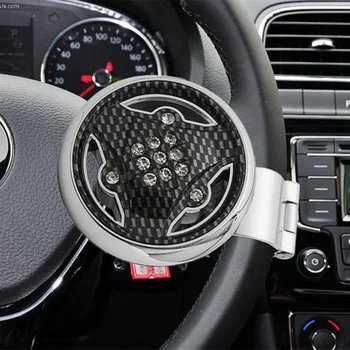 Car Steer Wheel Booster Ball Aid Power Handle Auxiliary Spinner Knob Ball Carbon Grain Brown Car Grip Knob Turning 90 Degrees
Car Steer Wheel Booster Ball Aid Power Handle Auxiliary Spinner Knob Ball Carbon Grain Brown Car Grip Knob Turning 90 Degrees