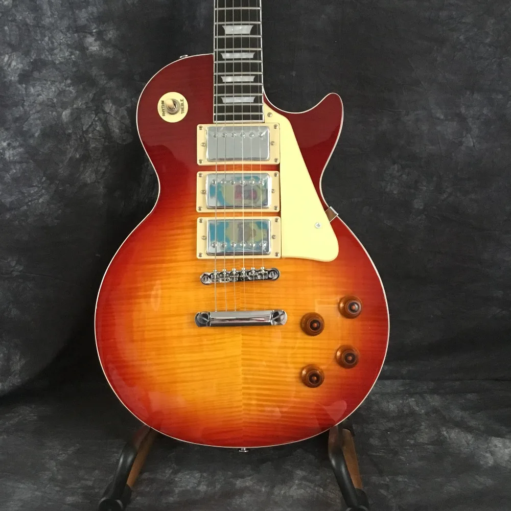 suneye Wholesale top new arrival flame guitar maple top electric guitar. 3 pickups. Made in China free shipping
suneye Wholesale top new arrival flame guitar maple top electric guitar. 3 pickups. Made in China free shipping