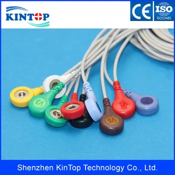 2SET/lot Comaptible new Holter Cable DIN 10-lead ECG leadwires electrode Snap/ AHA 0.9M Holter Recorder ECG Patient Cable
2SET/lot Comaptible new Holter Cable DIN 10-lead ECG leadwires electrode Snap/ AHA 0.9M Holter Recorder ECG Patient Cable