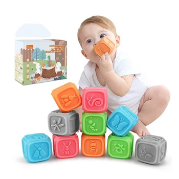 12pcs/set Baby Grasp Toy Building Blocks 3D Touch Hand Soft Balls Baby Massage Rubber Teethers Squeeze Toy Bath Ball Toys
12pcs/set Baby Grasp Toy Building Blocks 3D Touch Hand Soft Balls Baby Massage Rubber Teethers Squeeze Toy Bath Ball Toys