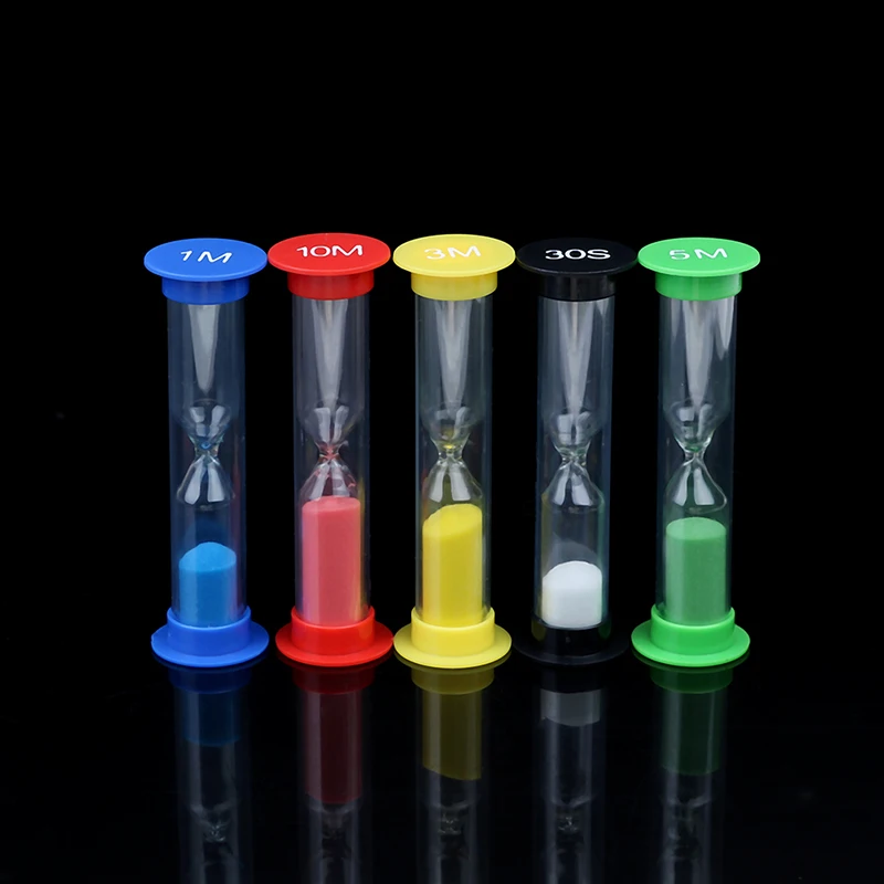 6PCS Random Color 30 Sec/1 /3 /5 /10 Minutes Desktop Watch Kids GiftsCute Colorful Sand Clock Timers Hourglass Sandglass Set
6PCS Random Color 30 Sec/1 /3 /5 /10 Minutes Desktop Watch Kids GiftsCute Colorful Sand Clock Timers Hourglass Sandglass Set