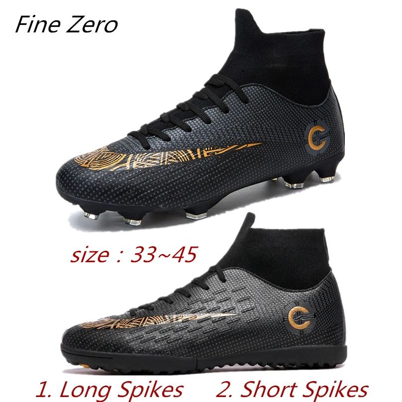 Fine Zero New Adults Men's Outdoor Soccer Cleats Shoes High Top TF/FG Football Boots Training Sports Sneakers Original Cleats AG
Fine Zero New Adults Men's Outdoor Soccer Cleats Shoes High Top TF/FG Football Boots Training Sports Sneakers Original Cleats AG
