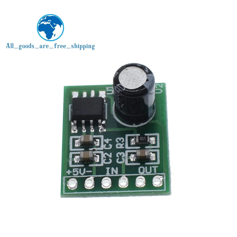 TZT DC 5V Mini Mono Audio Amplifier Board Stereo Single Channel 5W Digital Amplifier Module Single Sound Track XTP8871 8871
TZT DC 5V Mini Mono Audio Amplifier Board Stereo Single Channel 5W Digital Amplifier Module Single Sound Track XTP8871 8871
