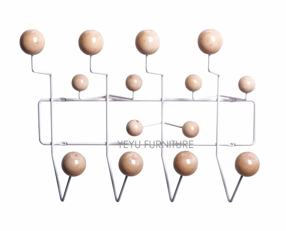 

modern loft Single color or Multi Color ball and steel wire hang it all rack Coat Rack Hook Coat hangers Ball coat hanger it all