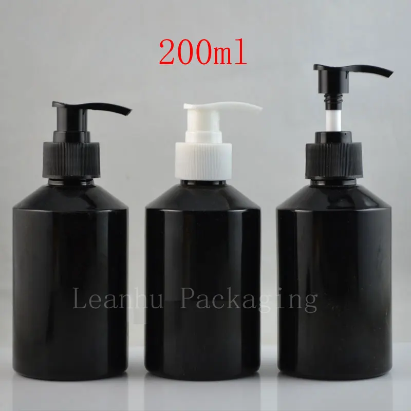 200ml-black-glass-bottle-with-lotion-pump