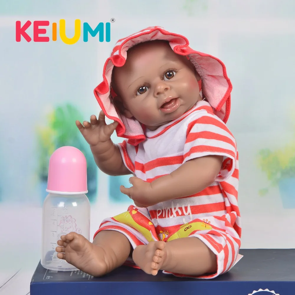 KEIUMI 19'' Exclusive Reborn Girl Doll Full Silicone 45 cm Realistic Ethnic Dolls Baby Toy Cute Playmate For Kids Christmas Gift
KEIUMI 19'' Exclusive Reborn Girl Doll Full Silicone 45 cm Realistic Ethnic Dolls Baby Toy Cute Playmate For Kids Christmas Gift