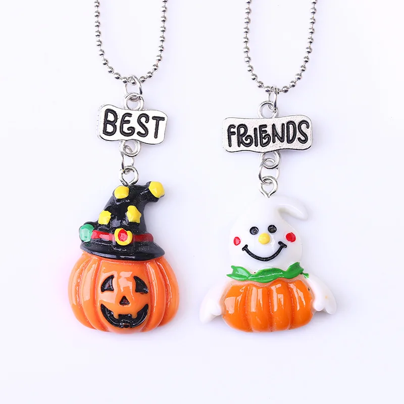 2PCS/Pair Kids "Best Friends" Halloween Necklaces Imitation Colorful Pumpkin Rabbit Necklace For Children Kids Jewelry Gift
2PCS/Pair Kids "Best Friends" Halloween Necklaces Imitation Colorful Pumpkin Rabbit Necklace For Children Kids Jewelry Gift