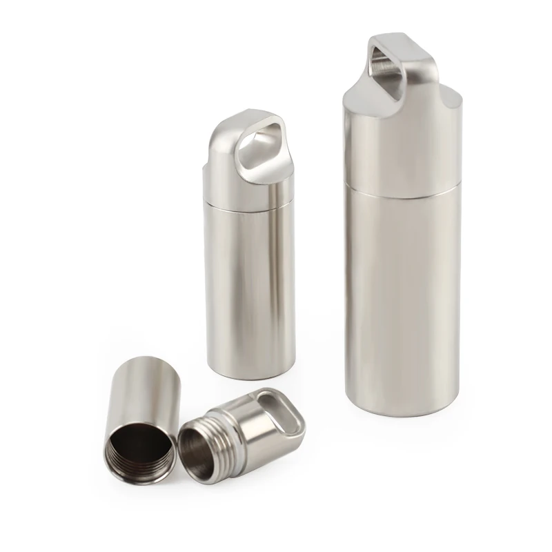 S/M/L Mini Stainless Steel Sealed Cabin Camping EDC Sealed Canister Outdoor Survival Waterproof Tank
S/M/L Mini Stainless Steel Sealed Cabin Camping EDC Sealed Canister Outdoor Survival Waterproof Tank
