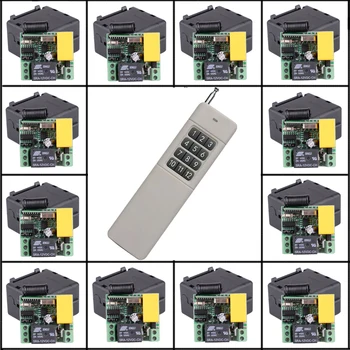 500-3000M Mini Size AC 220V 12CH 12 CH 10A RF Wireless Remote Control Switch System, Receiver+Transmitter 315mhz / 433mhz
500-3000M Mini Size AC 220V 12CH 12 CH 10A RF Wireless Remote Control Switch System, Receiver+Transmitter 315mhz / 433mhz