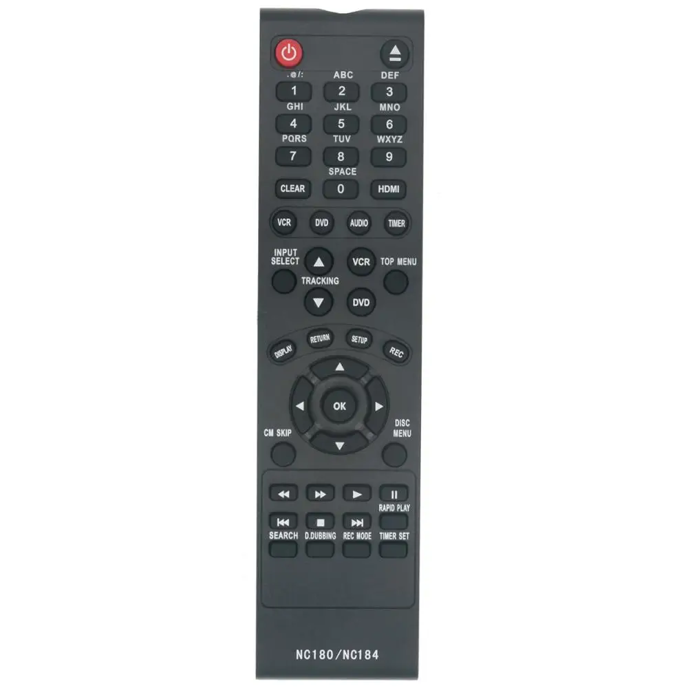 New NC180 NC180UH Replaced Remote Control fit for Funai DVD VCR ZV427FX4 ZV427FX4A
New NC180 NC180UH Replaced Remote Control fit for Funai DVD VCR ZV427FX4 ZV427FX4A