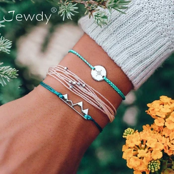 3 Pcs/ Set Punk Hollow Mountain Compass Beads Multilayer Weave Bracelet Set Women Creative Fashion Clothing Accessories
3 Pcs/ Set Punk Hollow Mountain Compass Beads Multilayer Weave Bracelet Set Women Creative Fashion Clothing Accessories