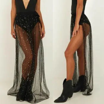 2019 New Style High Waist See Through Sequined Women Swimwear Bikini Cover Up Sheer Beach Skirt Sarong Long
2019 New Style High Waist See Through Sequined Women Swimwear Bikini Cover Up Sheer Beach Skirt Sarong Long