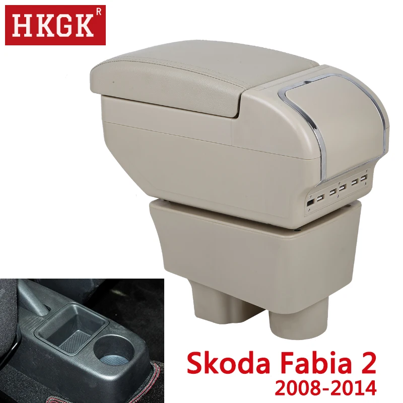Central Store Content box For Skoda Fabia/fabia2 2008-2014 Armrest box Dual Layer Rotatable PU Leather USB Interface accessories
Central Store Content box For Skoda Fabia/fabia2 2008-2014 Armrest box Dual Layer Rotatable PU Leather USB Interface accessories