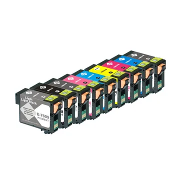 XIMO Replacement for T7601-T7609 Compatible Ink Cartridges with pigment ink for Epson SURECOLOR P600
XIMO Replacement for T7601-T7609 Compatible Ink Cartridges with pigment ink for Epson SURECOLOR P600