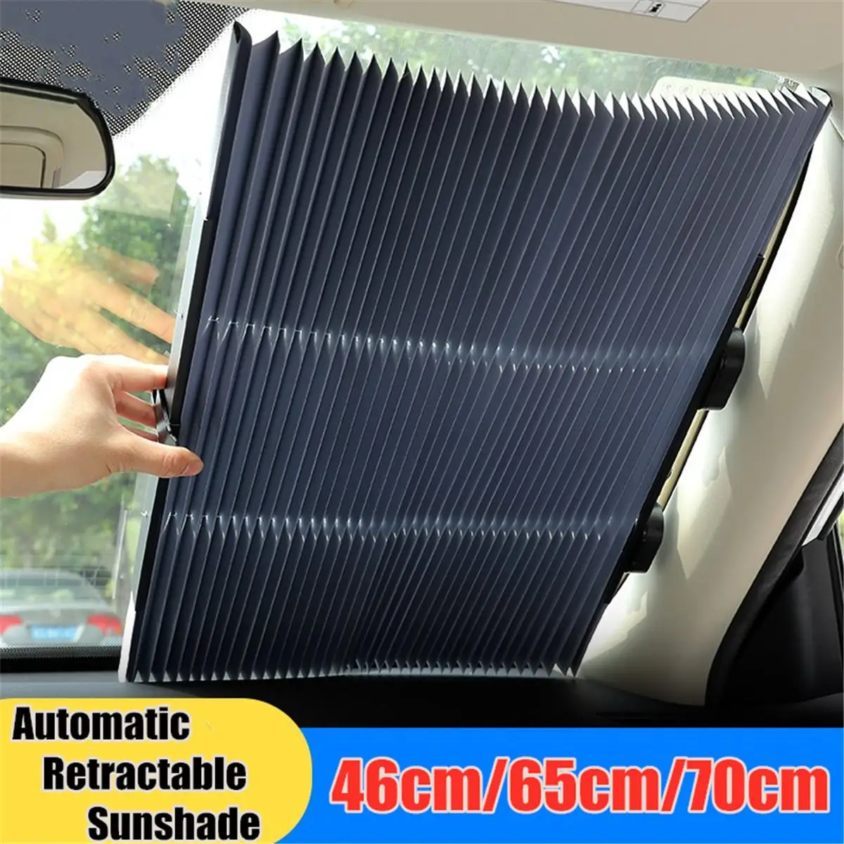 Retractable Car Sunshade Cover for Front Windshield Rear Window Upgrade Foil Solar UV Protection Curtain for Car SUV Truck
Retractable Car Sunshade Cover for Front Windshield Rear Window Upgrade Foil Solar UV Protection Curtain for Car SUV Truck