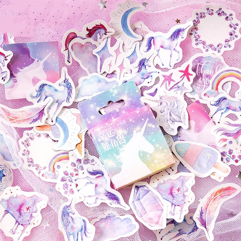 46Pcs/lot Cute Dreamy Unicorn Scrapbooking Sticker Child Toy Stickers Diy Decorative Sticker Kawaii Stationery Gift
46Pcs/lot Cute Dreamy Unicorn Scrapbooking Sticker Child Toy Stickers Diy Decorative Sticker Kawaii Stationery Gift