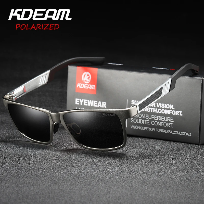 KDEAM Aluminium Magnesium Polarized Driving Sunglasses for Men Square Mirror glasses Brand Designer with High Quality 5 Colors 
KDEAM Aluminium Magnesium Polarized Driving Sunglasses for Men Square Mirror glasses Brand Designer with High Quality 5 Colors
