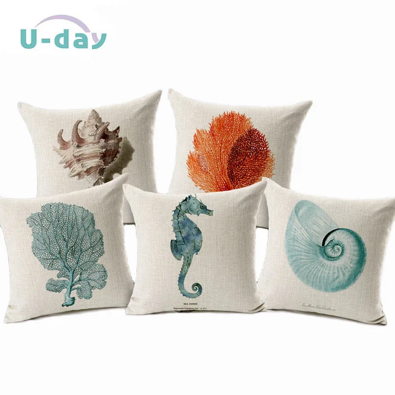 sea Cushion Home Car decorative pillows shell Cushions Funda Cojines wave coussin decoration CH5D10
sea Cushion Home Car decorative pillows shell Cushions Funda Cojines wave coussin decoration CH5D10