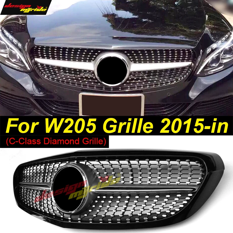 for Mercedes-Benz W205 Diamond Style Classic Model Use Front Racing GrilleC-Class W205 C180 C200 C250 C300 C350 C400 Black 15-18 
for Mercedes-Benz W205 Diamond Style Classic Model Use Front Racing GrilleC-Class W205 C180 C200 C250 C300 C350 C400 Black 15-18