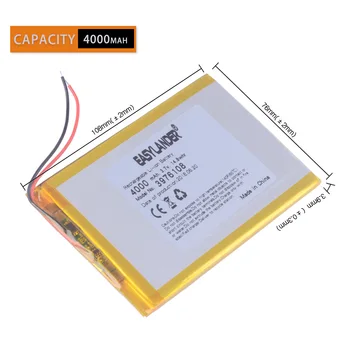 Polymer battery 9 inches tablet battery domestic the built-in rechargeable battery 4000 mah 3976108 free shipping
Polymer battery 9 inches tablet battery domestic the built-in rechargeable battery 4000 mah 3976108 free shipping