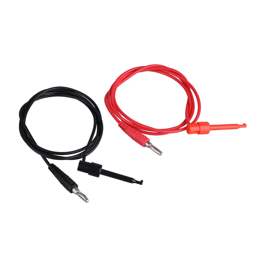 1 Pair Banana Plug For Multimeter Test Equipment To Test Hook Clip Probe Cable Lead Cable For Multimeter Red and Black
1 Pair Banana Plug For Multimeter Test Equipment To Test Hook Clip Probe Cable Lead Cable For Multimeter Red and Black