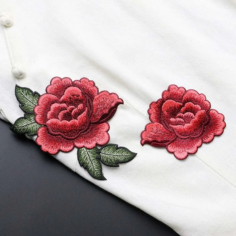 Peony Flowers Embroidered Sewing Patch Applique Embroidery Flower Patches Sew on Clothes Decoration DIY Fabric Stickers
Peony Flowers Embroidered Sewing Patch Applique Embroidery Flower Patches Sew on Clothes Decoration DIY Fabric Stickers