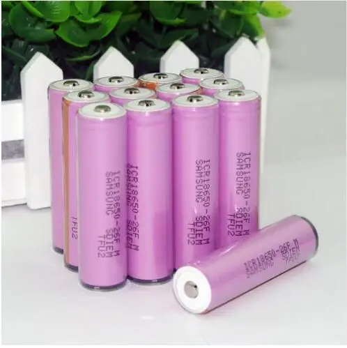 20PCS 100% original protected 18650 3.7 V battery for Samsung 2600 mAh rechargeable batteries ICR18650 - 26fm industrial use
20PCS 100% original protected 18650 3.7 V battery for Samsung 2600 mAh rechargeable batteries ICR18650 - 26fm industrial use