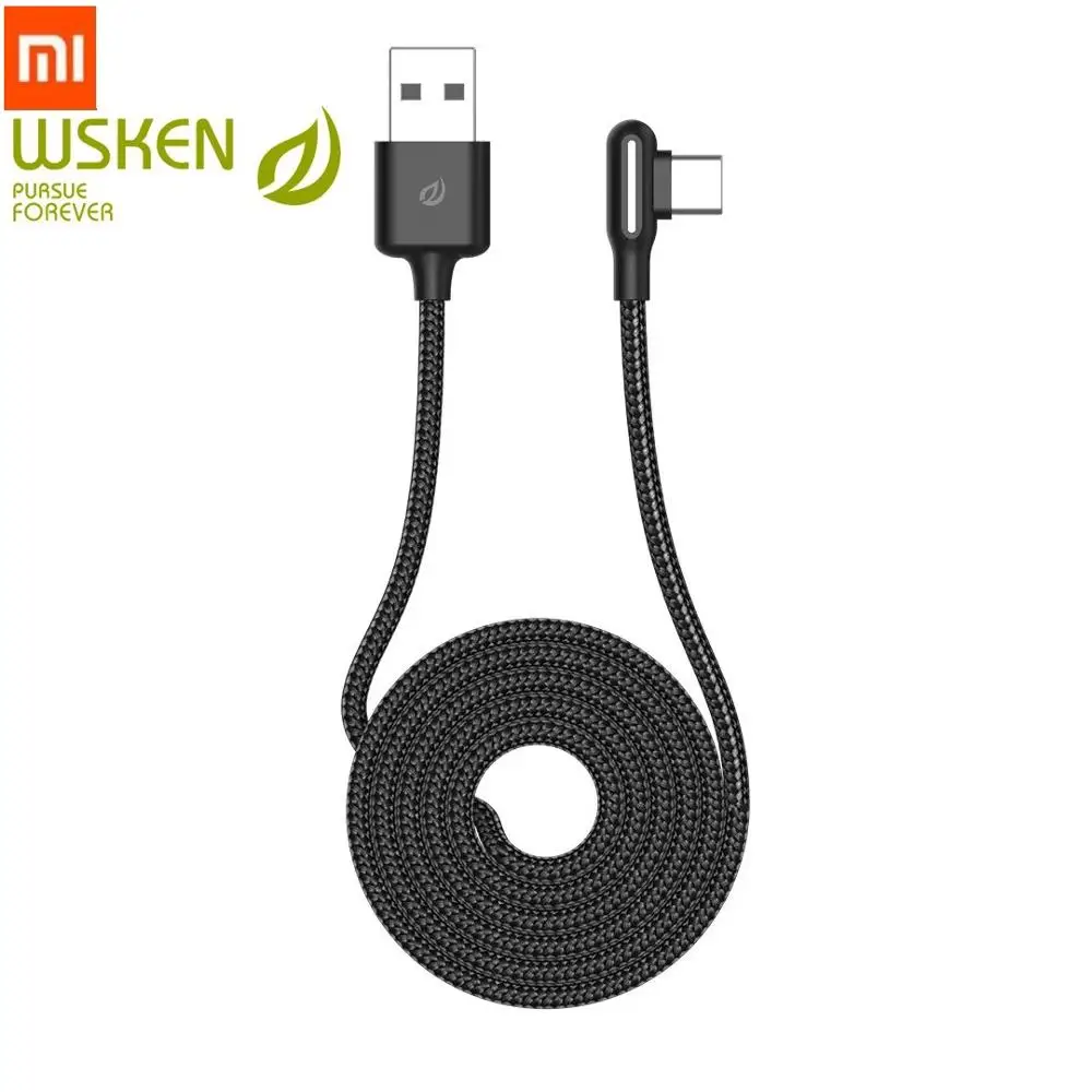 Xiaomi Wsken 3A USB Type C Fast Charging USB C Cable Type-c Data Cord Android Charger Micro Cable for Samsung S10 Note Xiaomi 9
Xiaomi Wsken 3A USB Type C Fast Charging USB C Cable Type-c Data Cord Android Charger Micro Cable for Samsung S10 Note Xiaomi 9