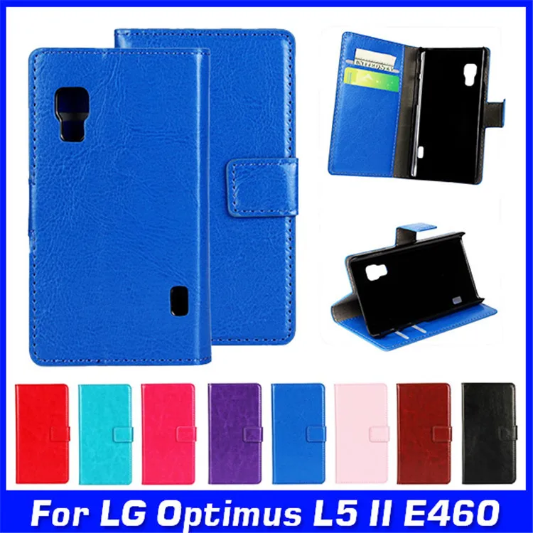New Arrival PU Leather Cover Case For LG Optimus L5 II E460 Cell Phone Case Flip Wallet Back Cover With Card Holder Stand
New Arrival PU Leather Cover Case For LG Optimus L5 II E460 Cell Phone Case Flip Wallet Back Cover With Card Holder Stand