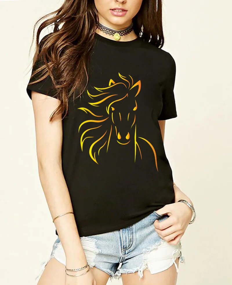 Brand Print Horse Women T shirts 2019 New Fashion Summer Short Sleeve Tshirt Girls Sexy hip hop T-Shirt homme brand clothing mma
Brand Print Horse Women T shirts 2019 New Fashion Summer Short Sleeve Tshirt Girls Sexy hip hop T-Shirt homme brand clothing mma