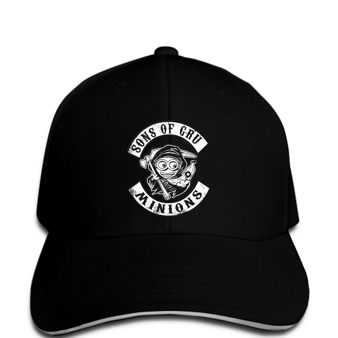 Newest Sons Of Gruu Anarchy Minions Despicable Mush Up Design Popular Baseball cap
Newest Sons Of Gruu Anarchy Minions Despicable Mush Up Design Popular Baseball cap